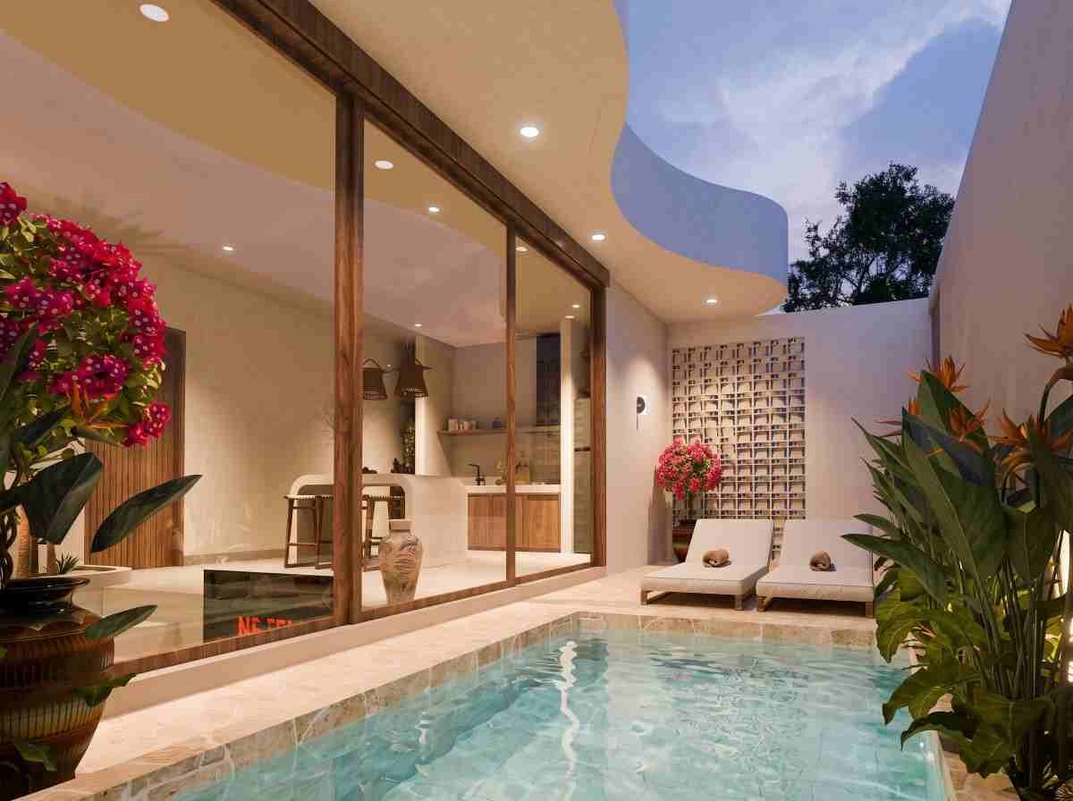 Pool Area Villa – nyang nyang Bali view 1-50kb